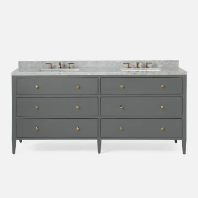 Jarin Freestanding Bath Vanity 72"L X 24"W X 33"H