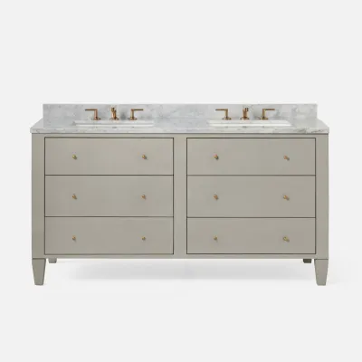 Sorin Freestanding Bath Vanity 60"L X 24"W X 33"H