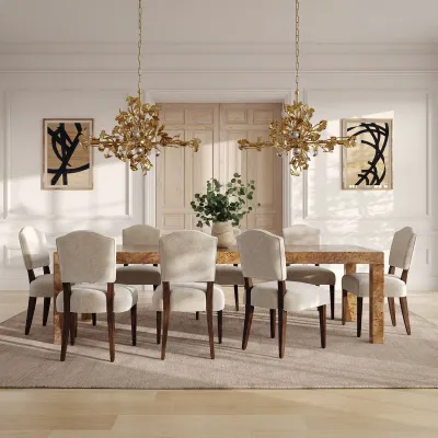 Teresa 36"D x 21"H Brass Stainless Steel Chandelier