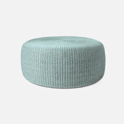 Elias Arctic Blue Performance Rope Coffee Table