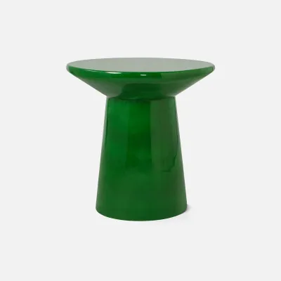 Omer Juniper Cast Resin Side Table 22"D x 22"H