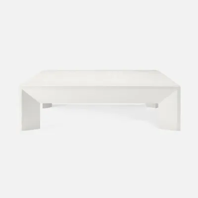 Roberts Pristine Faux Raffia Coffee Table