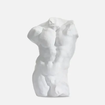 Kempsey White Plaster Reconstituted Stone Sculpture Freestanding