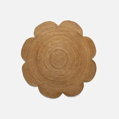 Delilah Natural Handwoven Jute Rug Indoor