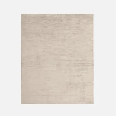 Halston Light Camel Handwoven Tencel Rug Indoor