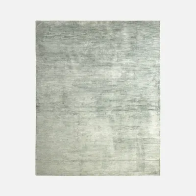 Halston Teal Handwoven Tencel Rug Indoor