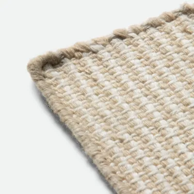 Marley Natural/Ivory Performance Yarn Rug Outdoor