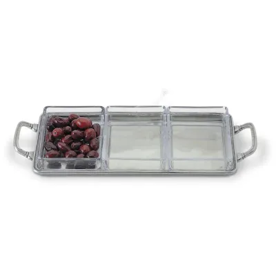 Crudite Tray with Handles