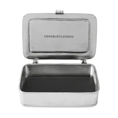 Congratulazioni Black Leather Insert Box