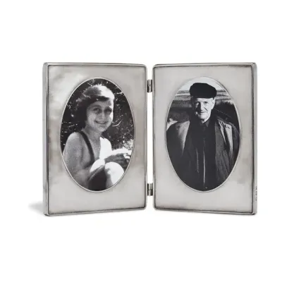 Piemonte Velluto Oval Double Frame