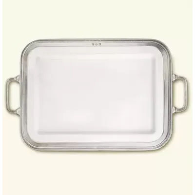 Luisa Rect Platter w/Handles Large