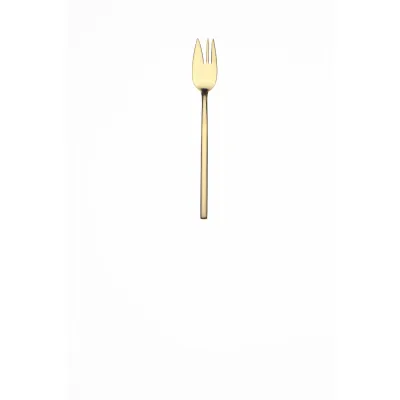 Due Ice Oro Gold Set Of 6 Cake Forks