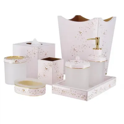 Valencia Ballerina Gold Enamel/Golden Shadow Swarovski Crystal Trim Bath Accessories