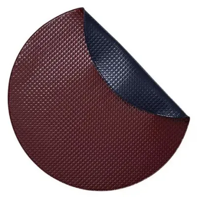 Miyake Navy/Red Set of 4 Placemats 16 in Round