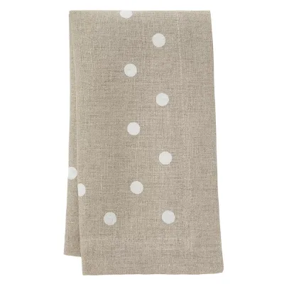 Belle Beige with White Dots Set of 4 Napkins 20 x 20 in
