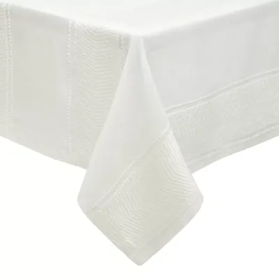 Bianca Stain-Resistant Table Linens Fancy White