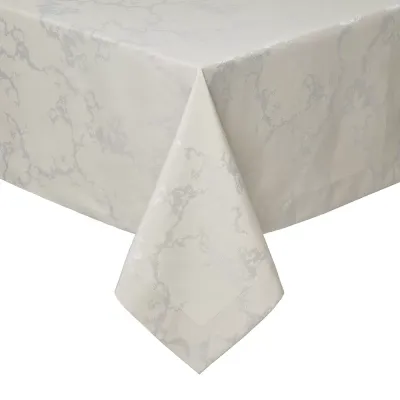 Carerra Taupe Stain-Resistant Damask Table Linens