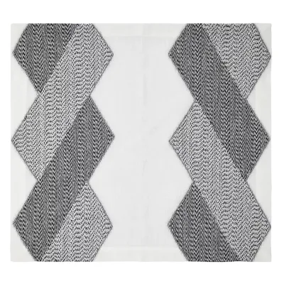 Chelsea Black and White Damask Table Linens