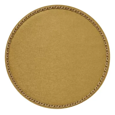 Coco Gold Set of 4 Placemats 16 in Round