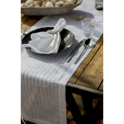Greenwich White Easy Care Damask Table Linens
