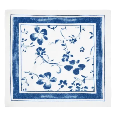 Naples Blue and White Set of 4 Napkins 20 x 20 in