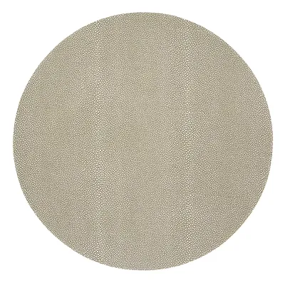 Pera Coffee/Khaki Set of 4 Placemats 16 in Round