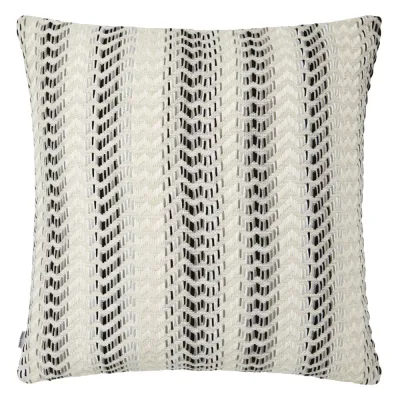 Ombre Black and White Pillow 22 x 22 in