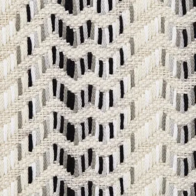 Ombre Black and White Pillow 22 x 22 in