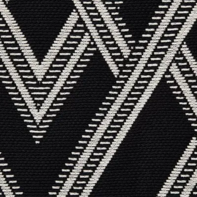 Ombre Black and White Pillow 22 x 22 in