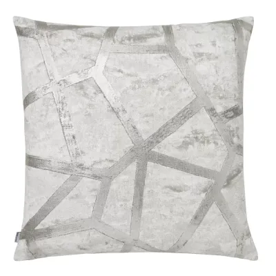 Terra Gray Silver Pillow 22 x 22 in