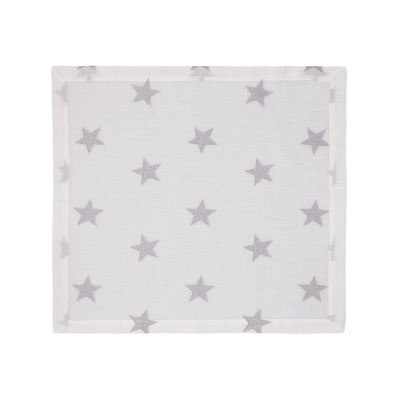 Starry Night Silver Stain-Resistant Table Linens
