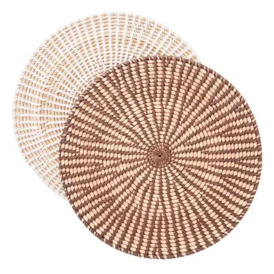 Tahiti Cocoa Set of 4 Placemats 15 in Round