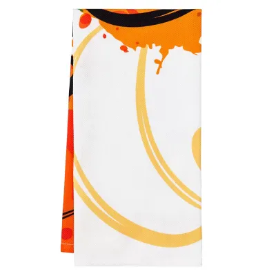 Fruit Splatter Peach Tea Towel 20 x 28 in