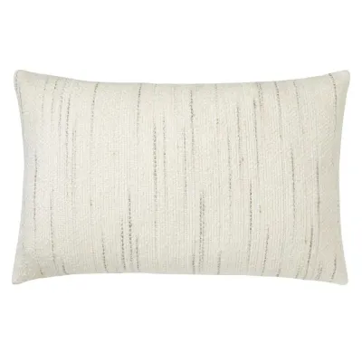 Chalet Winter White Pillow 12 x 24 in