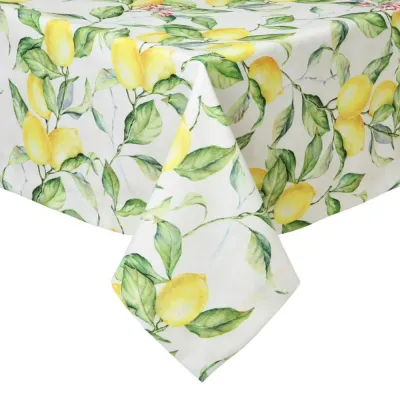 Sorrento Yellow/White Table Linens