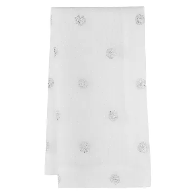 Vogue Silver Stain-Resistant Print Table Linens