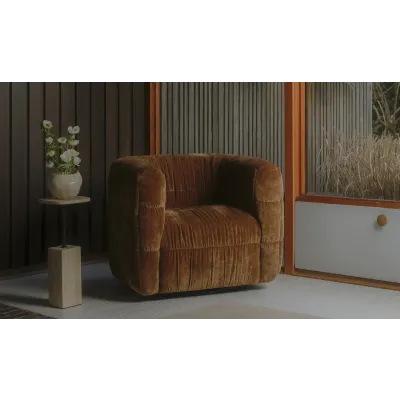 Robson Toffee Swivel Chair