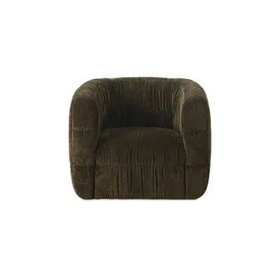 Robson Dark Green Swivel Chair