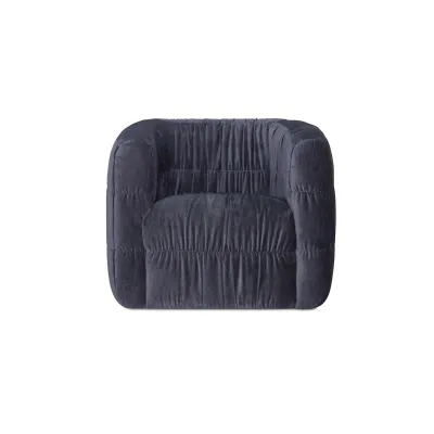 Robson Navy Swivel Chair
