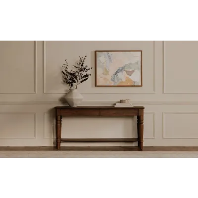 Russet Brown Console Table