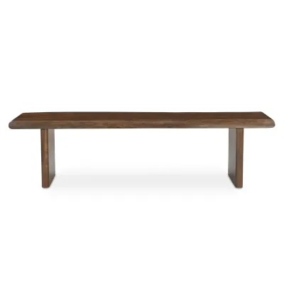 Lila Brown Dining Bench