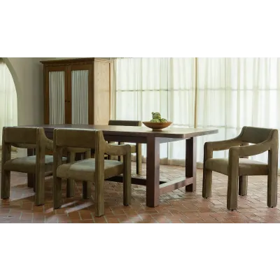 Wilson Warm Brown Dining Table