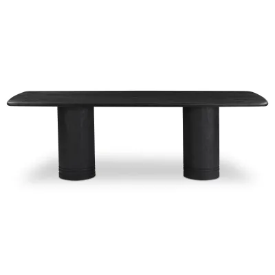 Daphne Black Dining Table Large