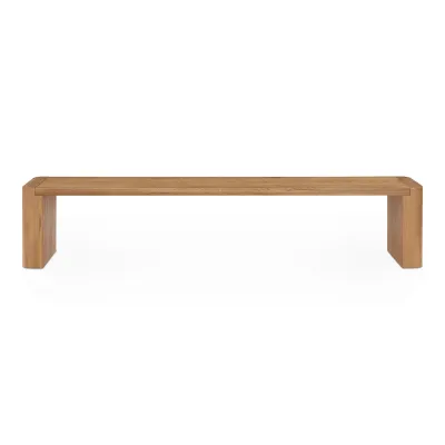 Post Large Dining Bench Natural