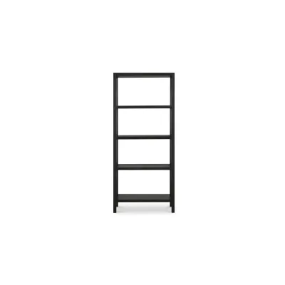 Nolan Black Bookcase