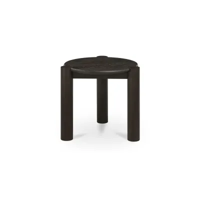 Jack Brushed Dark Brown Side Table