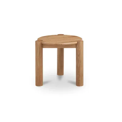 Jack Brushed Natural Oak Side Table