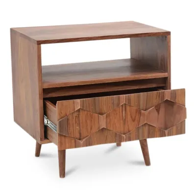 O2 Nightstand Brown