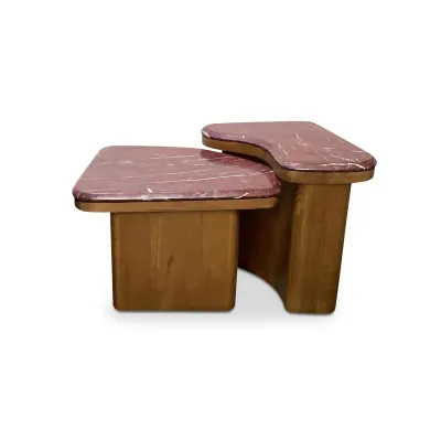 Abi Levante Marble Nesting Coffee Table