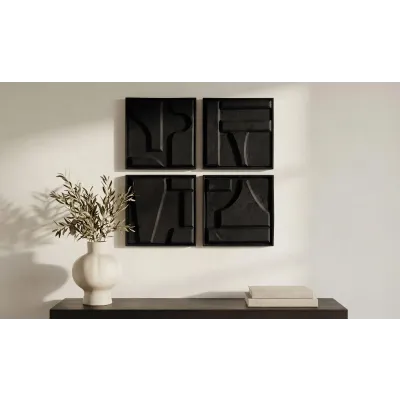 Alva Wall Sculpture Set of 4